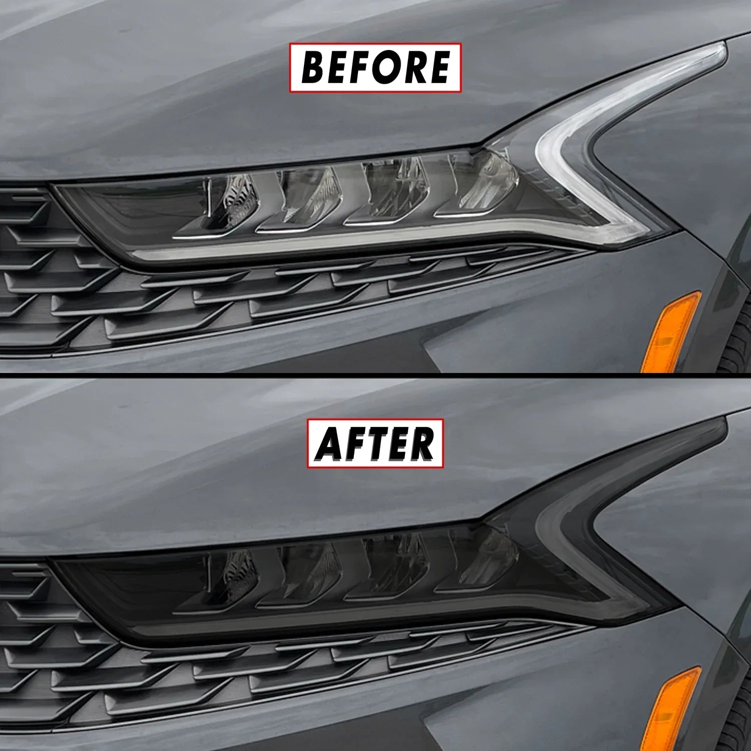2021-2024 Kia K5 | Headlight PreCut Tint Overlays