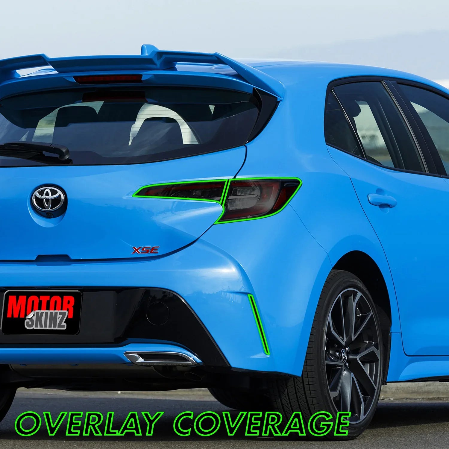 2019-2022 Toyota Corolla Hatchback | Tail Light PreCut Tint Overlays
