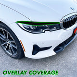 2019-2021 BMW 3 Series G20 | Headlight Eyelid PreCut Vinyl Overlays