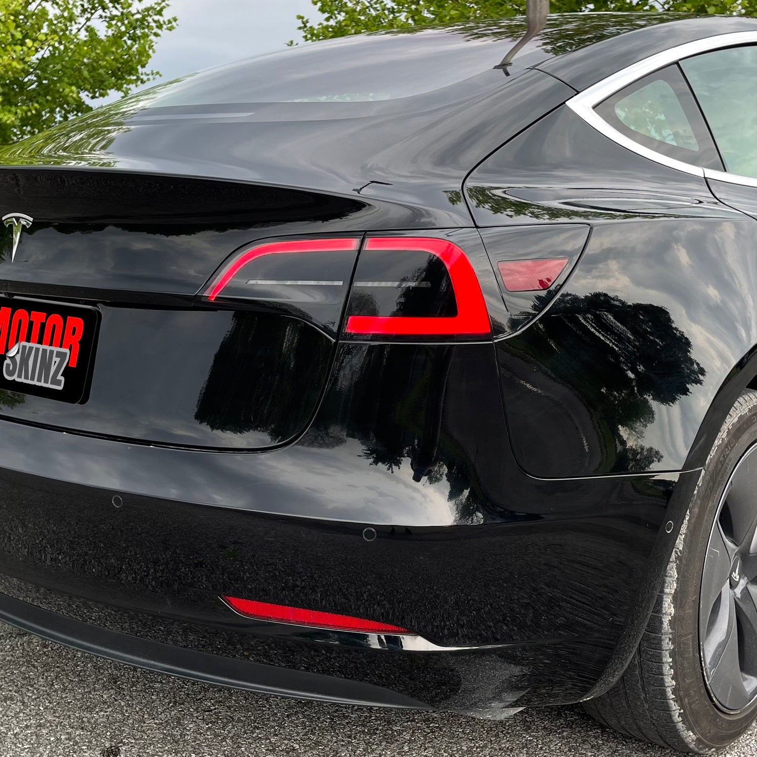 2017-2022 Tesla Model 3 | Turn Signal & Reverse Light Cutout PreCut Ti ...