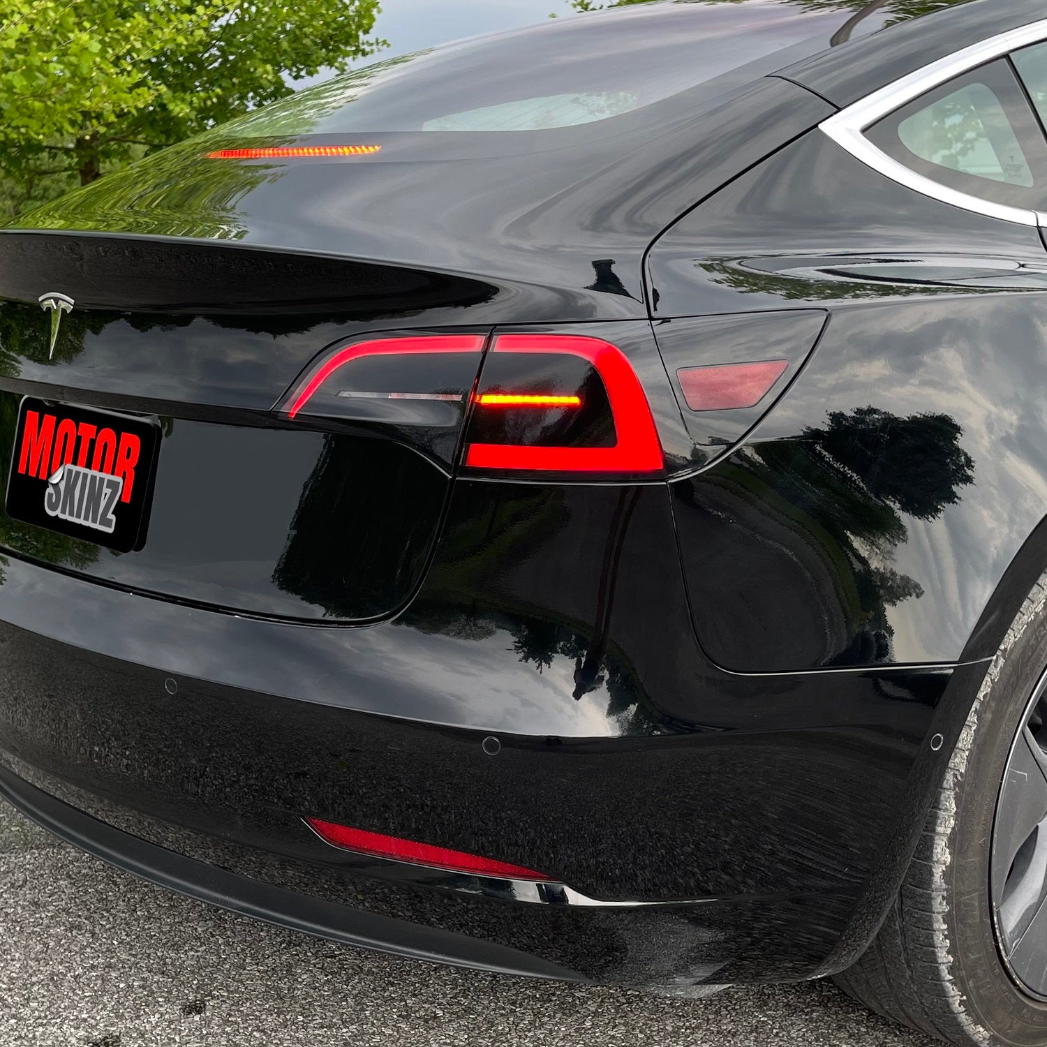 2017-2022 Tesla Model 3 | Turn Signal & Reverse Light Cutout PreCut Ti ...