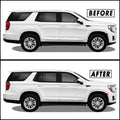2021-2023 GMC Yukon | Window Trim Chrome Delete PreCut Vinyl Wrap