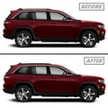 2022-2026 Jeep Grand Cherokee | Roof Rack Trim Chrome Delete PreCut Vinyl Wrap