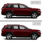 2022-2026 Jeep Grand Cherokee | Roof Rack Trim Chrome Delete PreCut Vinyl Wrap