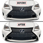 2015-2018 Lexus RC | Front Grill Trim Chrome Delete PreCut Vinyl Wrap