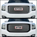 2015-2020 GMC Yukon | Front Grill Trim Chrome Delete PreCut Vinyl Wrap