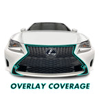 2015-2018 Lexus RC | Front Grill Trim Chrome Delete PreCut Vinyl Wrap