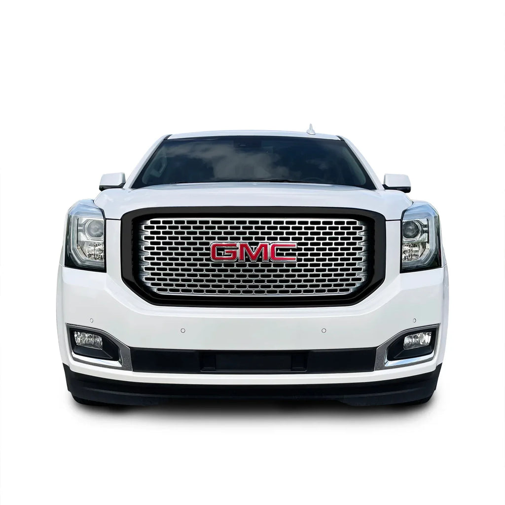 2015-2020 GMC Yukon | Front Grill Trim Chrome Delete PreCut Vinyl Wrap