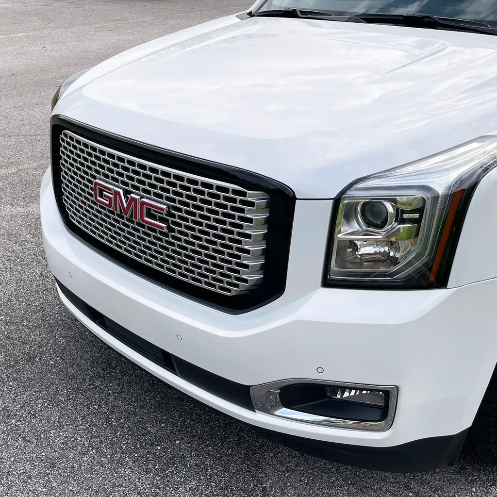 2015-2020 GMC Yukon | Front Grill Trim Chrome Delete PreCut Vinyl Wrap
