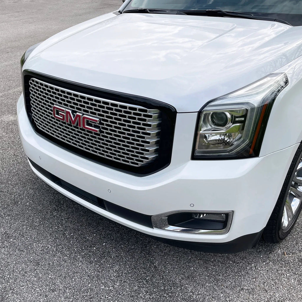 2015-2020 GMC Yukon | Front Grill Trim Chrome Delete PreCut Vinyl Wrap