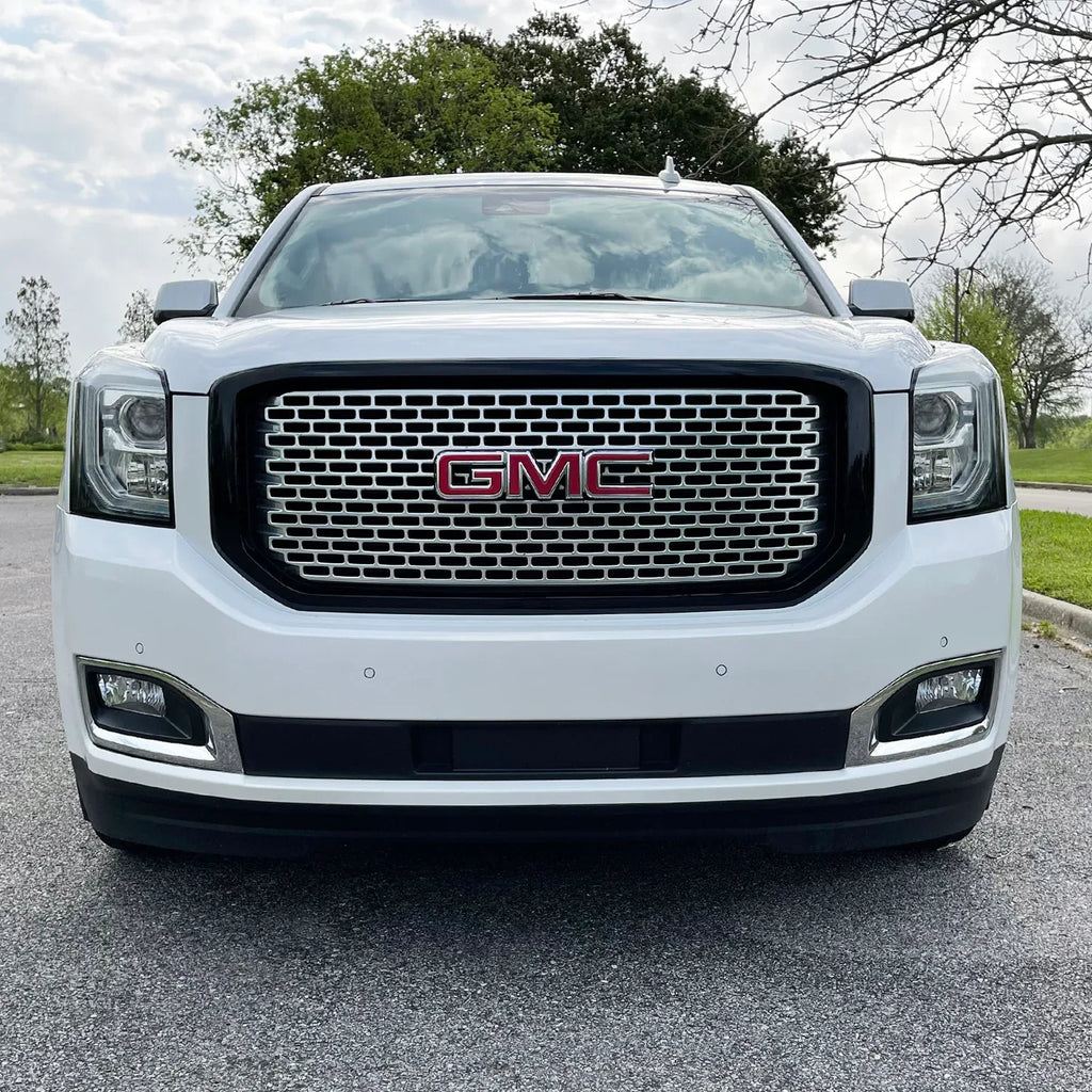 2015-2020 GMC Yukon | Front Grill Trim Chrome Delete PreCut Vinyl Wrap