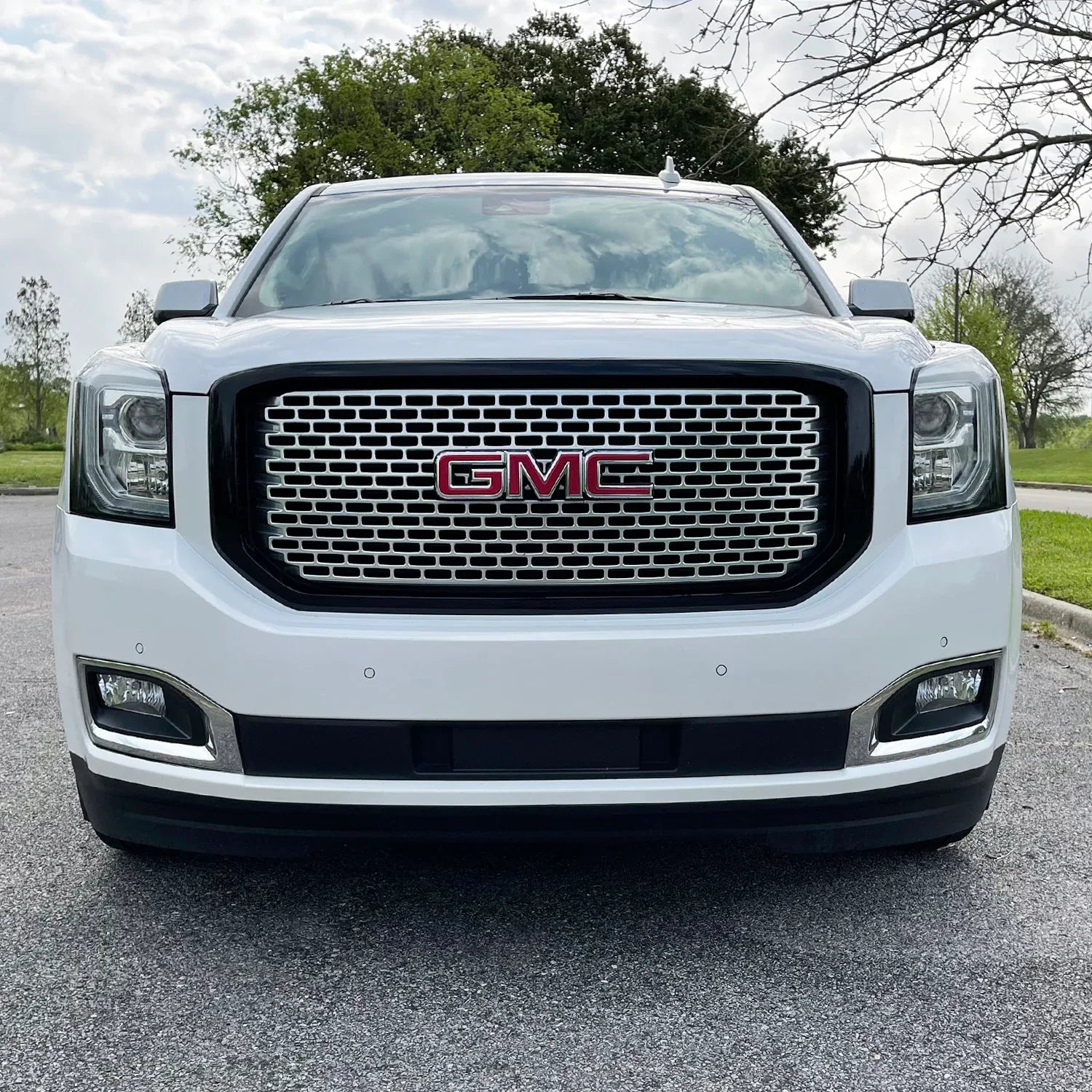 2015-2020 GMC Yukon | Front Grill Trim Chrome Delete PreCut Vinyl Wrap