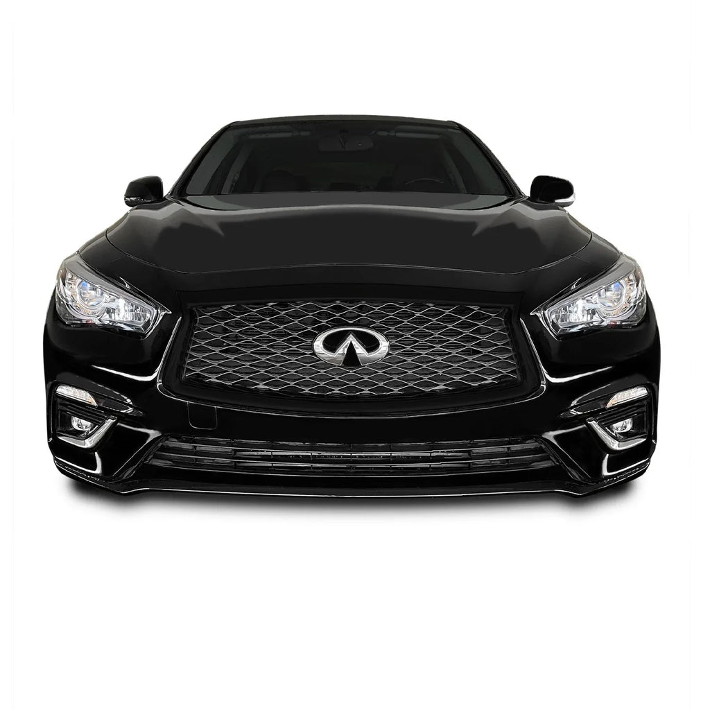 2018-2023 Infiniti Q50 | Front Grill Trim Chrome Delete PreCut Vinyl Wrap