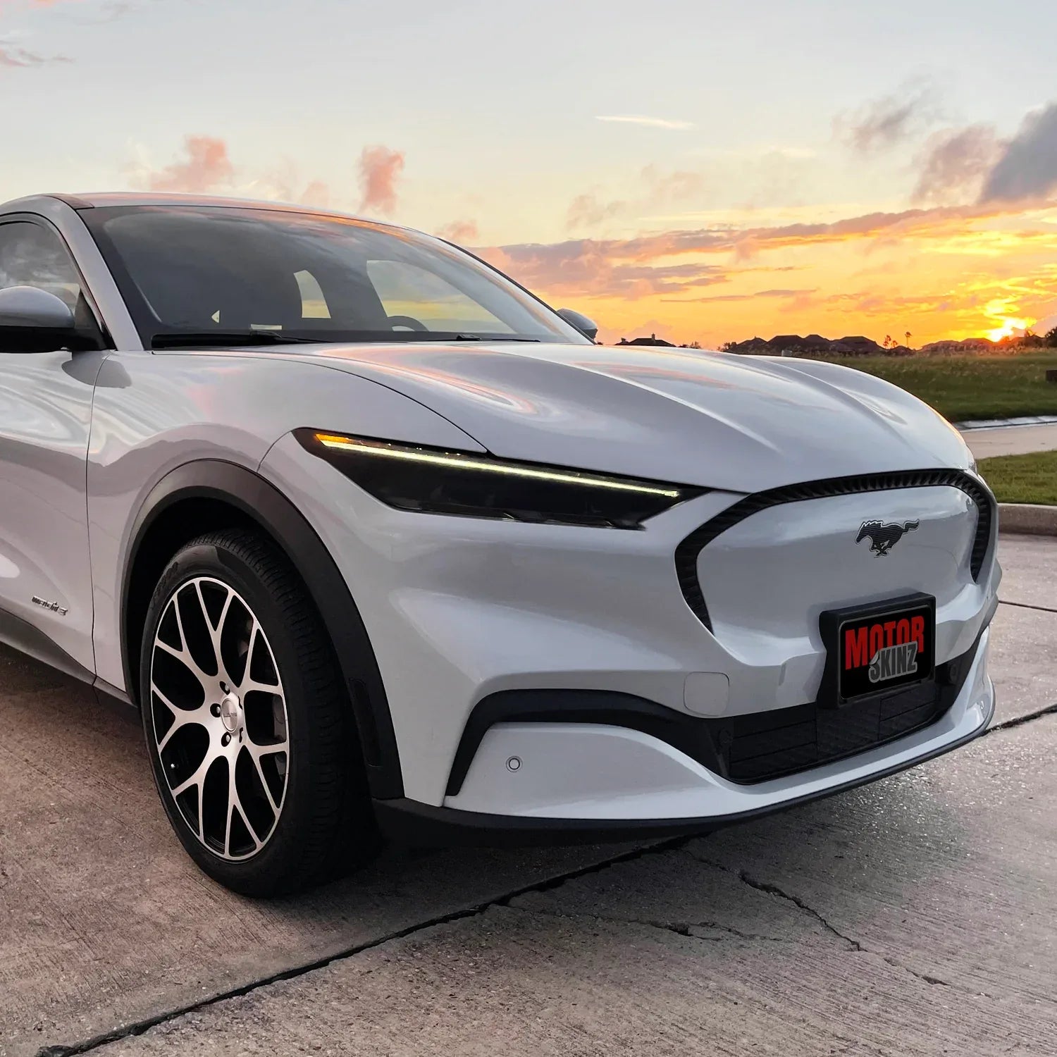 2021-2024 Ford Mustang Mach-E | Headlight PreCut Tint Overlays