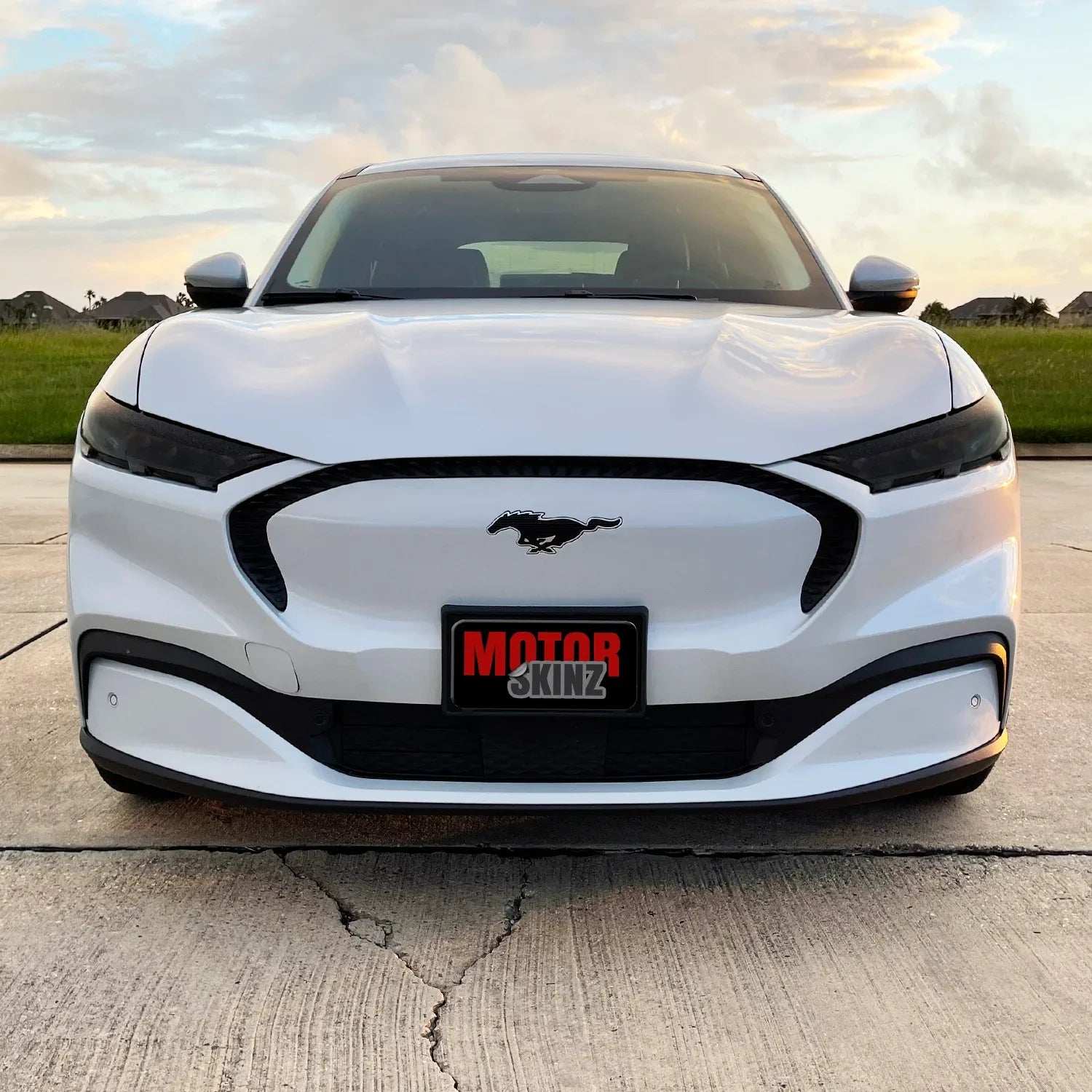2021-2024 Ford Mustang Mach-E | Headlight PreCut Tint Overlays