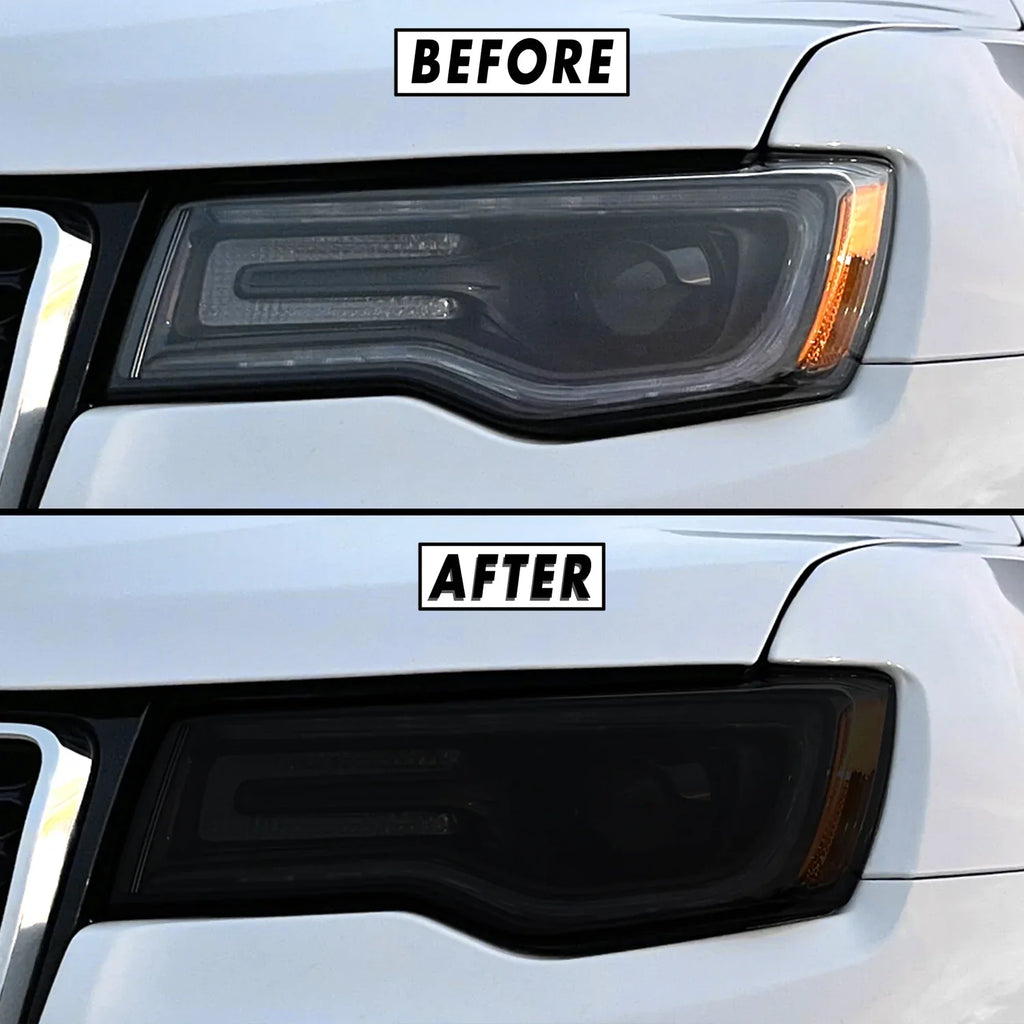 2014-2021 Jeep Grand Cherokee | Headlight PreCut Tint Overlays
