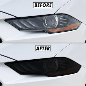 2018-2021 Ford Mustang | Headlight PreCut Tint Overlays
