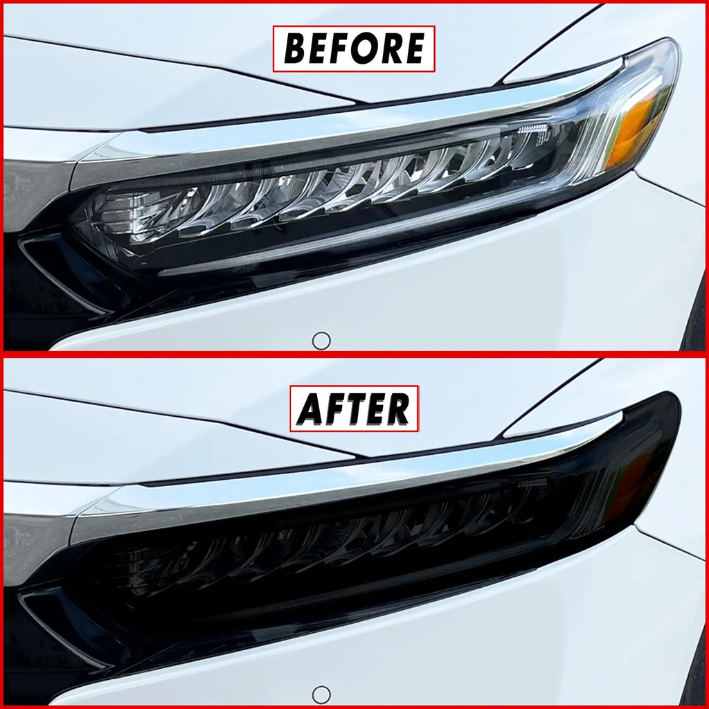 2018-2022 Honda Accord | Headlight PreCut Tint Overlays