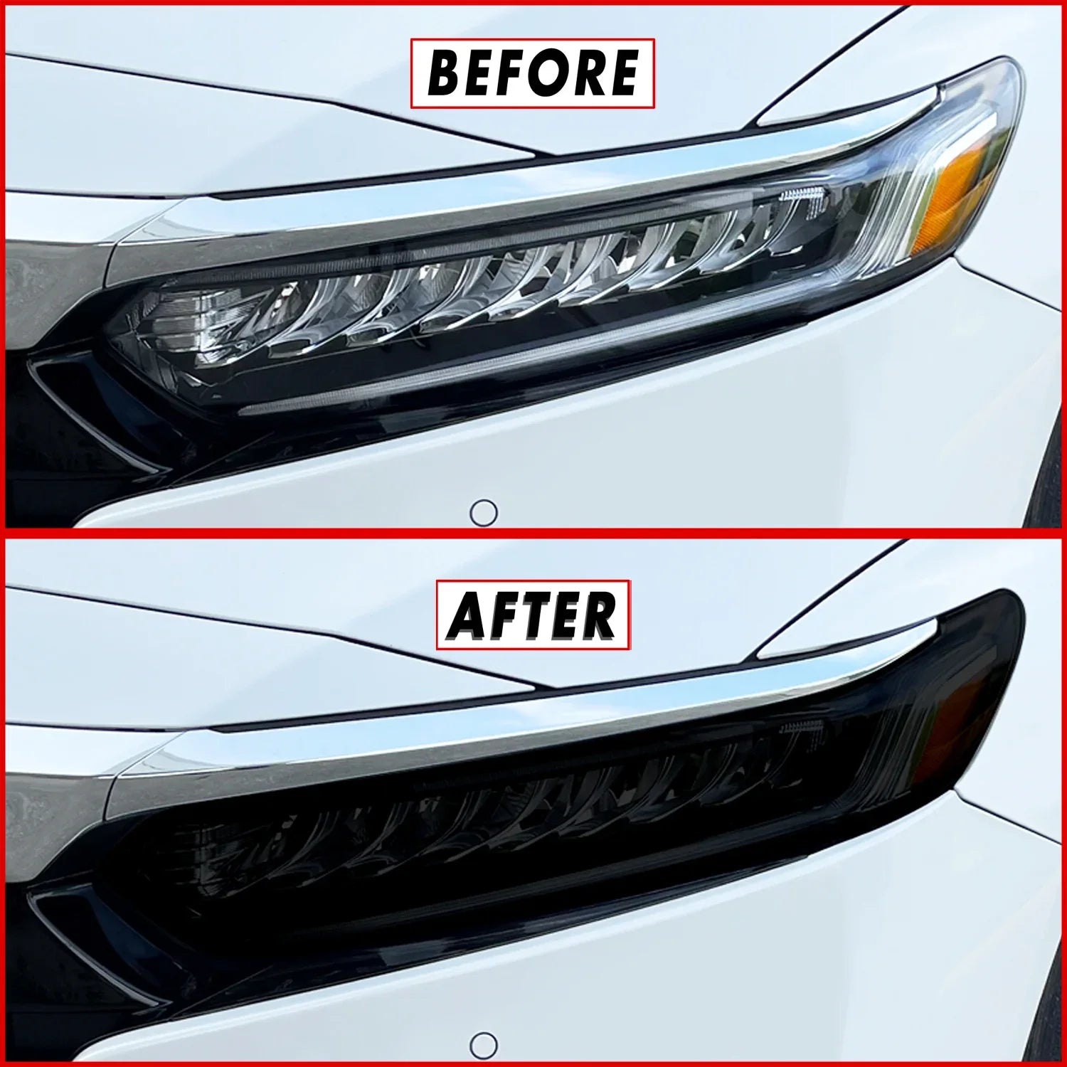 2018-2022 Honda Accord | Headlight PreCut Tint Overlays