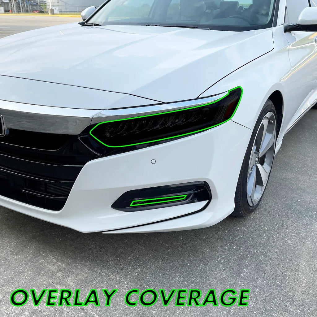 2018-2022 Honda Accord | Headlight PreCut Tint Overlays