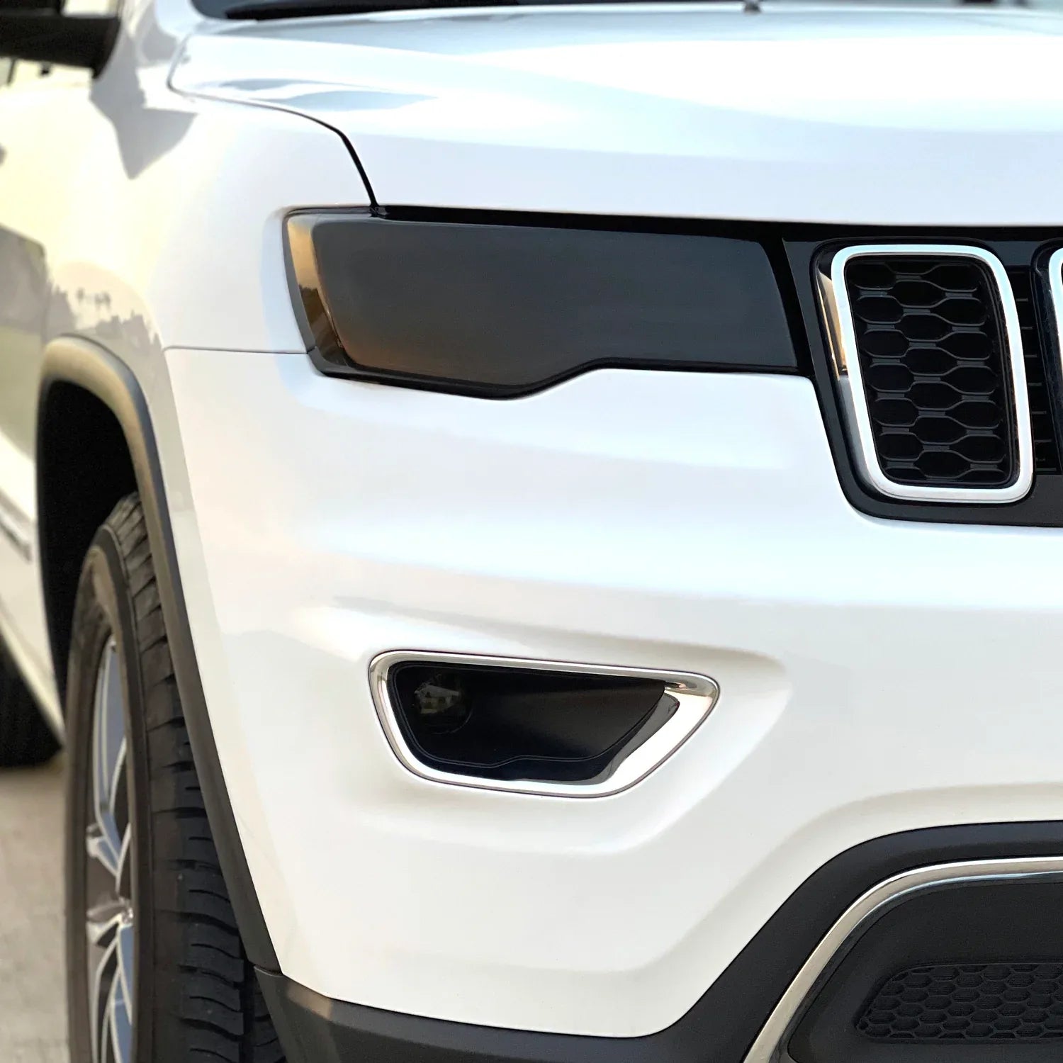 2014-2021 Jeep Grand Cherokee | Headlight PreCut Tint Overlays