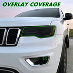 2014-2021 Jeep Grand Cherokee | Headlight PreCut Tint Overlays