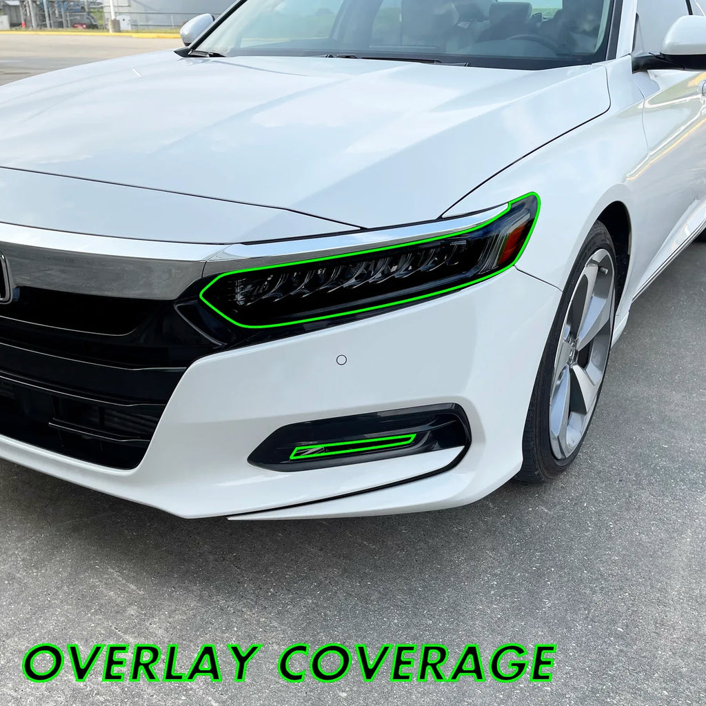 2018-2022 Honda Accord | Headlight PreCut Tint Overlays