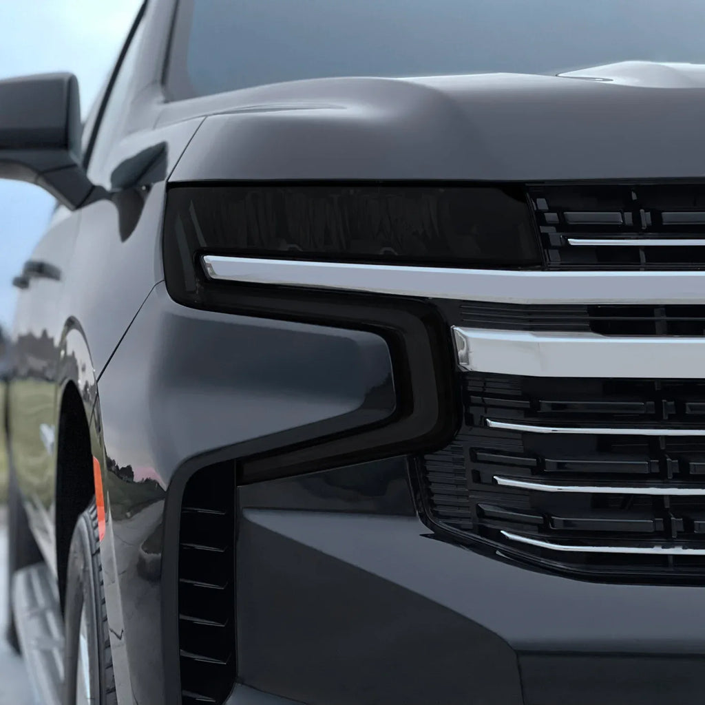 2021-2022 Chevrolet Tahoe | Headlight & DRL PreCut Tint Overlays