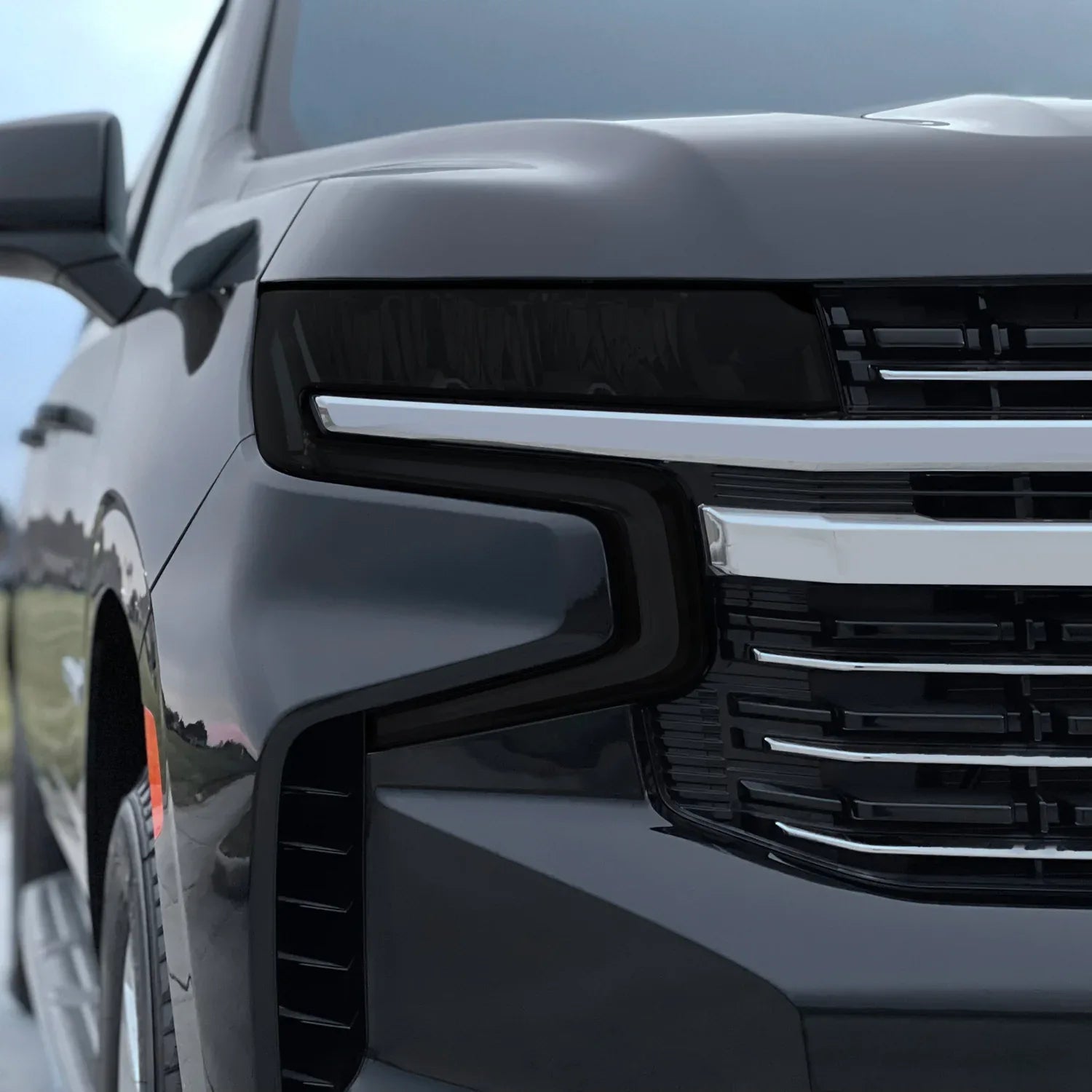 2021-2022 Chevrolet Tahoe | Headlight & DRL PreCut Tint Overlays