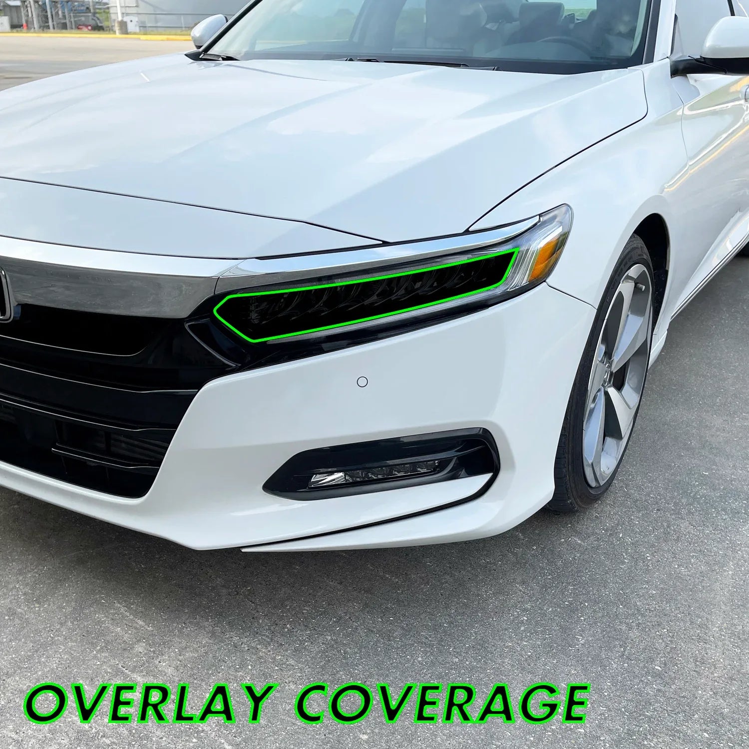 2018-2022 Honda Accord | Headlight Cutout PreCut Tint Overlays