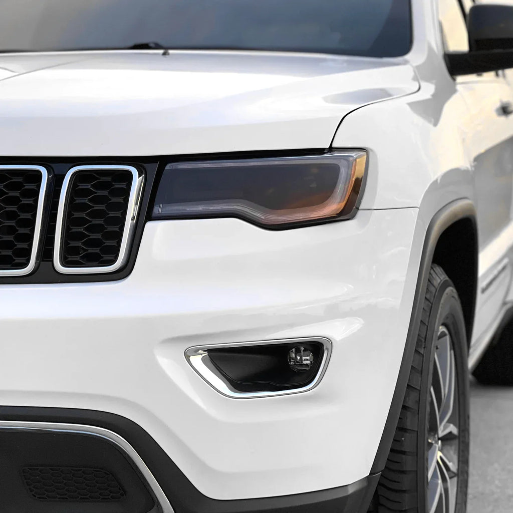 2014-2021 Jeep Grand Cherokee | Headlight Cutout PreCut Tint Overlays