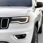 2014-2021 Jeep Grand Cherokee | Headlight Cutout PreCut Tint Overlays