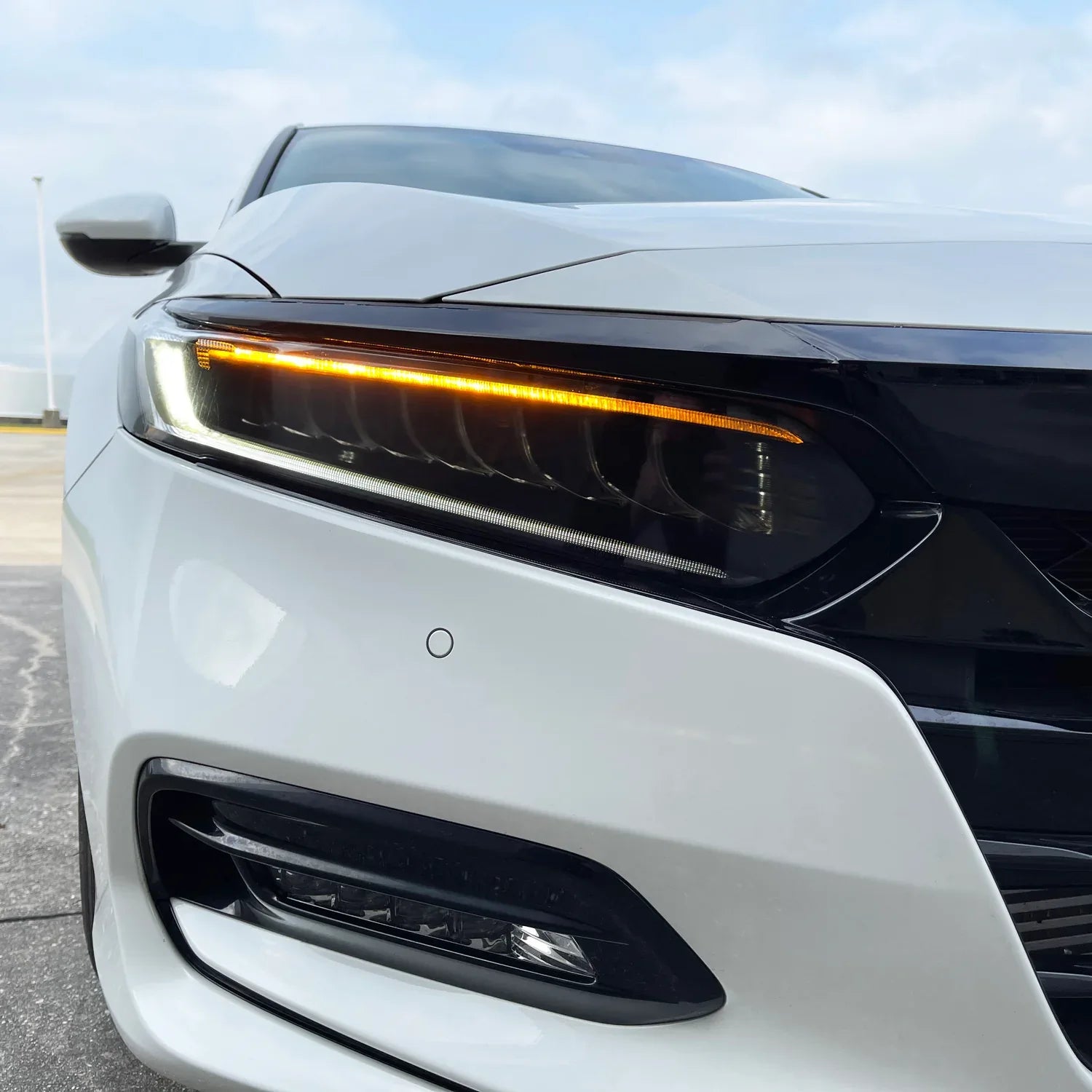 2018-2022 Honda Accord | Headlight Cutout PreCut Tint Overlays