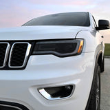 2014-2021 Jeep Grand Cherokee | Headlight Cutout PreCut Tint Overlays