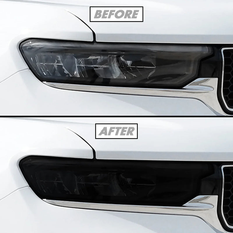 2021-2025 Jeep Grand Cherokee L | Headlight PreCut Tint Overlays