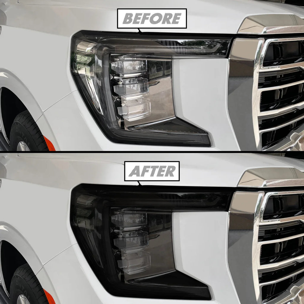 2021-2023 GMC Yukon | Headlight PreCut Tint Overlays