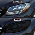 2015-2021 Mercedes C-Class | Headlight PreCut Tint Overlays