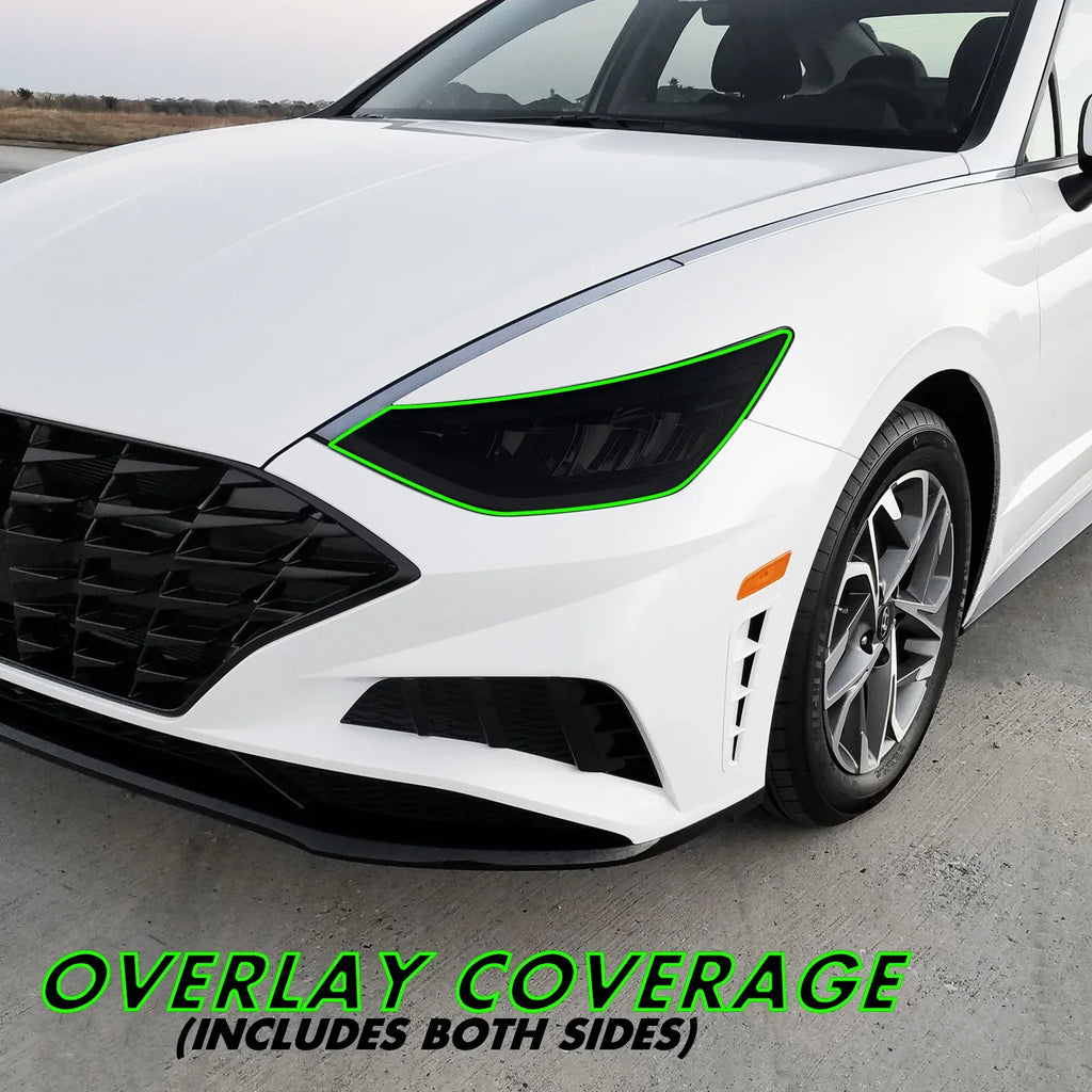 2020-2023 Hyundai Sonata | Headlight PreCut Tint Overlays