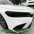 2022-2026 Honda Civic | Headlight PreCut Tint Overlays