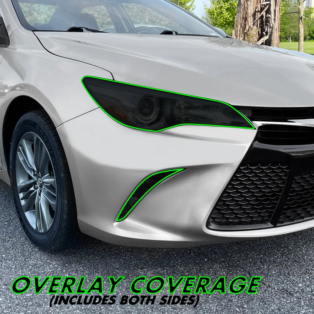 2015-2017 Toyota Camry | Headlight PreCut Tint Overlays