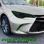 2015-2017 Toyota Camry | Headlight PreCut Tint Overlays