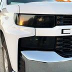2019-2021 Chevrolet Silverado 1500 Custom Model | Headlight PreCut Tint Overlays
