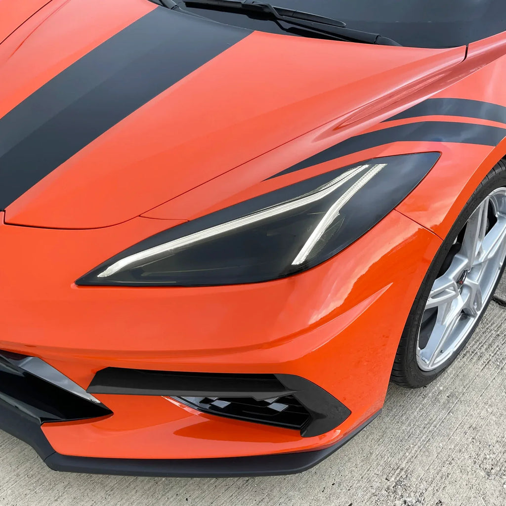 2020-2022 Chevrolet Corvette C8 | Headlight PreCut Tint Overlays