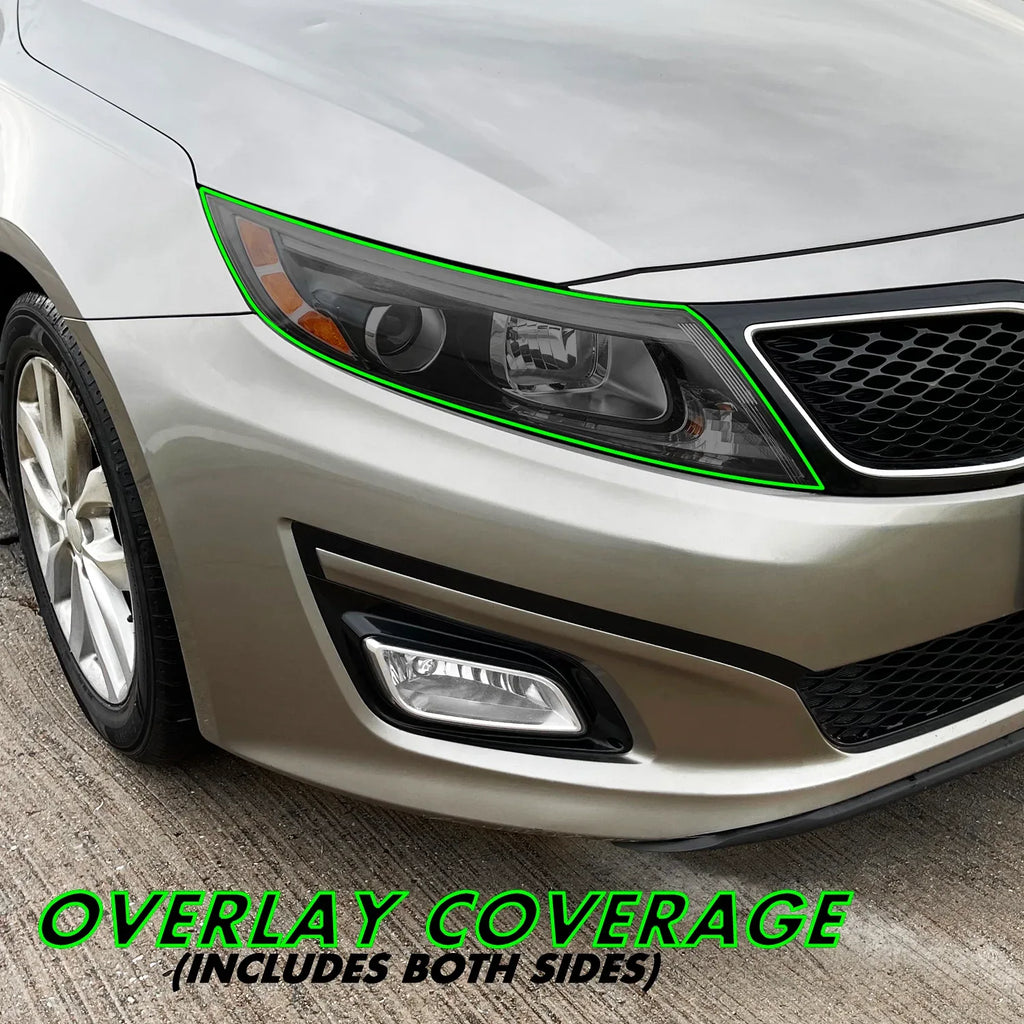 2014-2015 Kia Optima | Headlight PreCut Tint Overlays