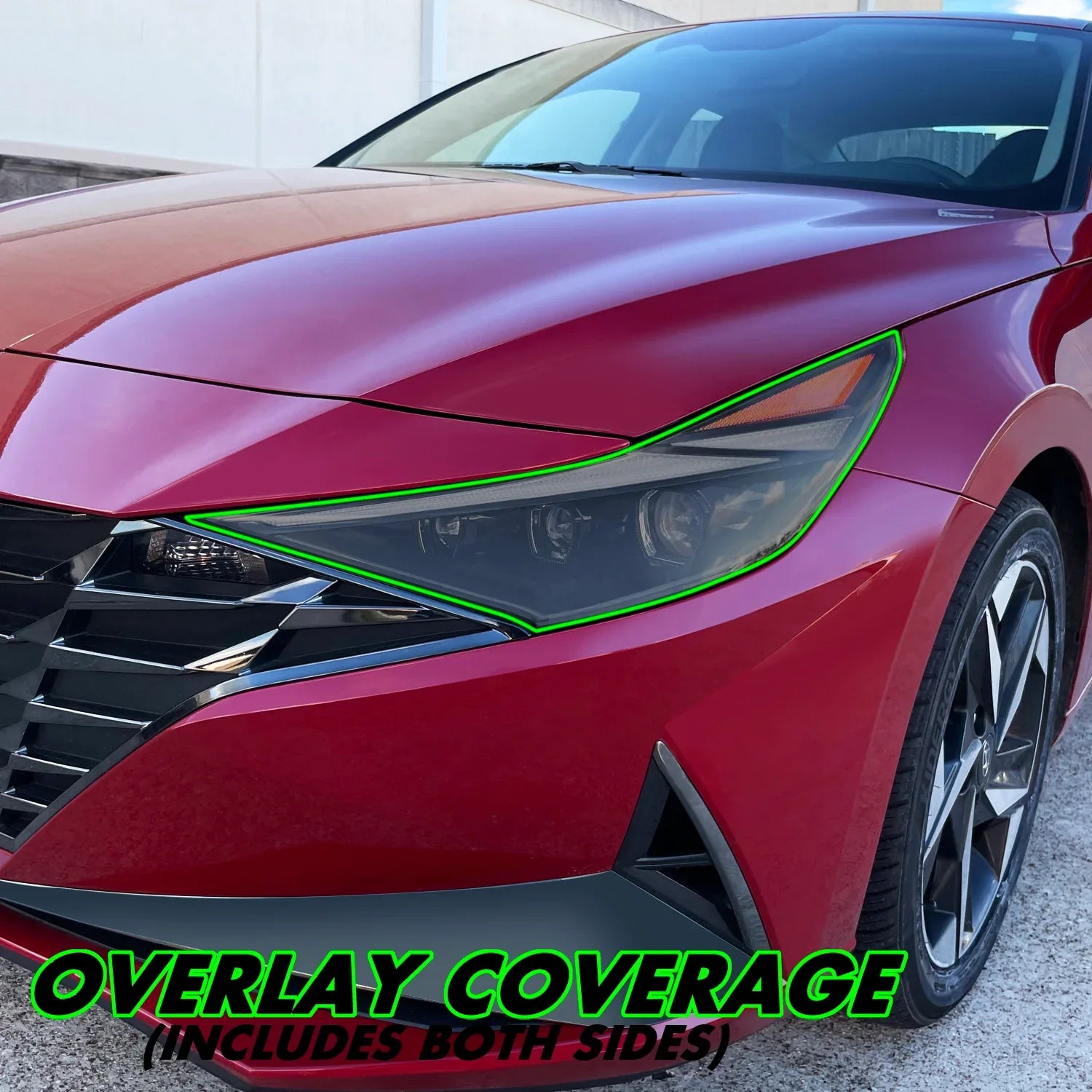 2021-2023 Hyundai Elantra | Headlight PreCut Tint Overlays