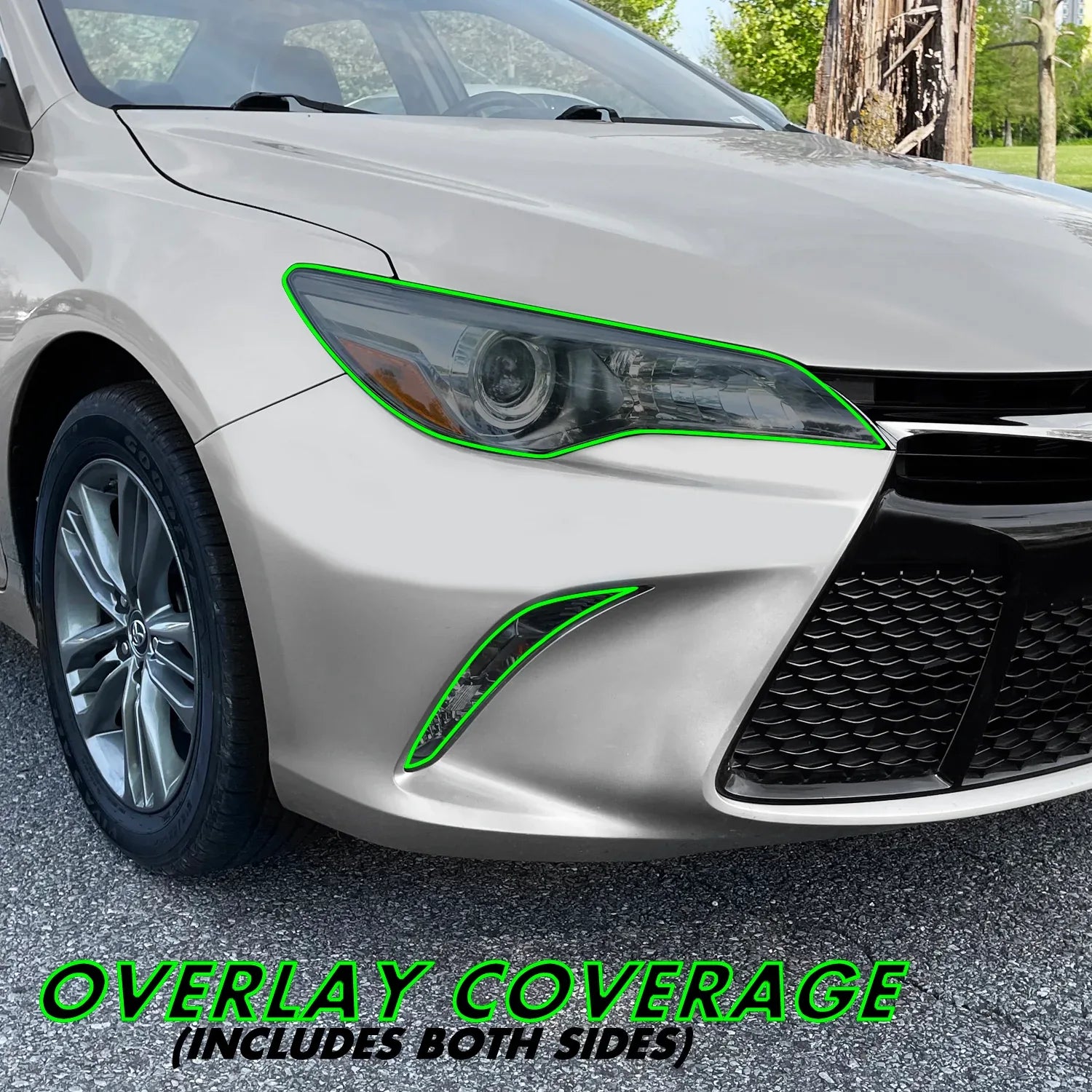 2015-2017 Toyota Camry | Headlight PreCut Tint Overlays