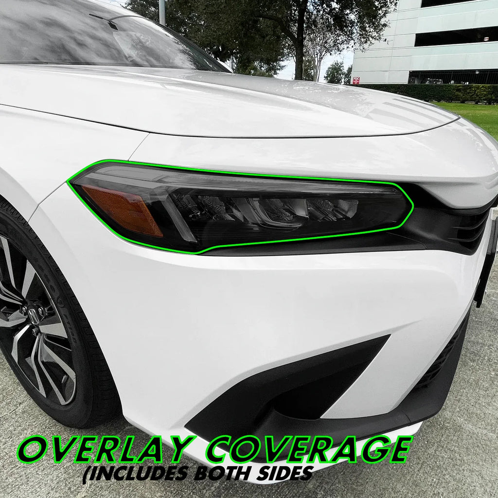 2022-2026 Honda Civic | Headlight PreCut Tint Overlays
