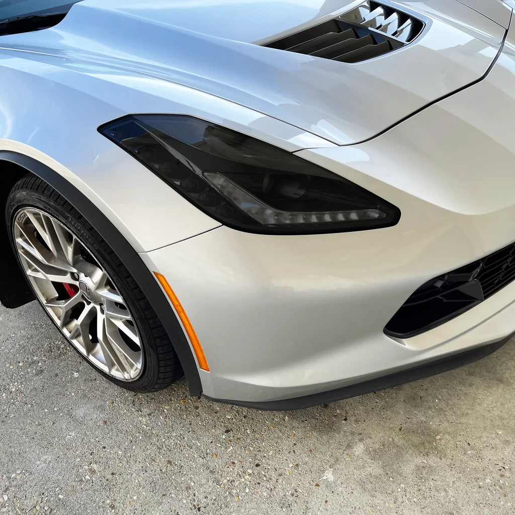 2014-2019 Chevrolet Corvette C7 | Headlight PreCut Tint Overlays