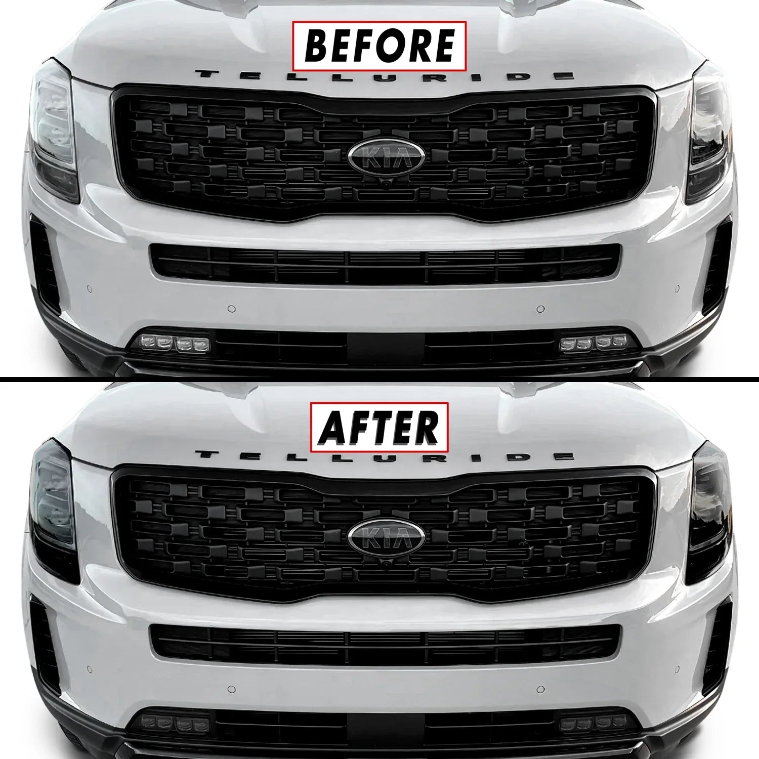 2020-2022 Kia Telluride | Headlight PreCut Tint Overlays