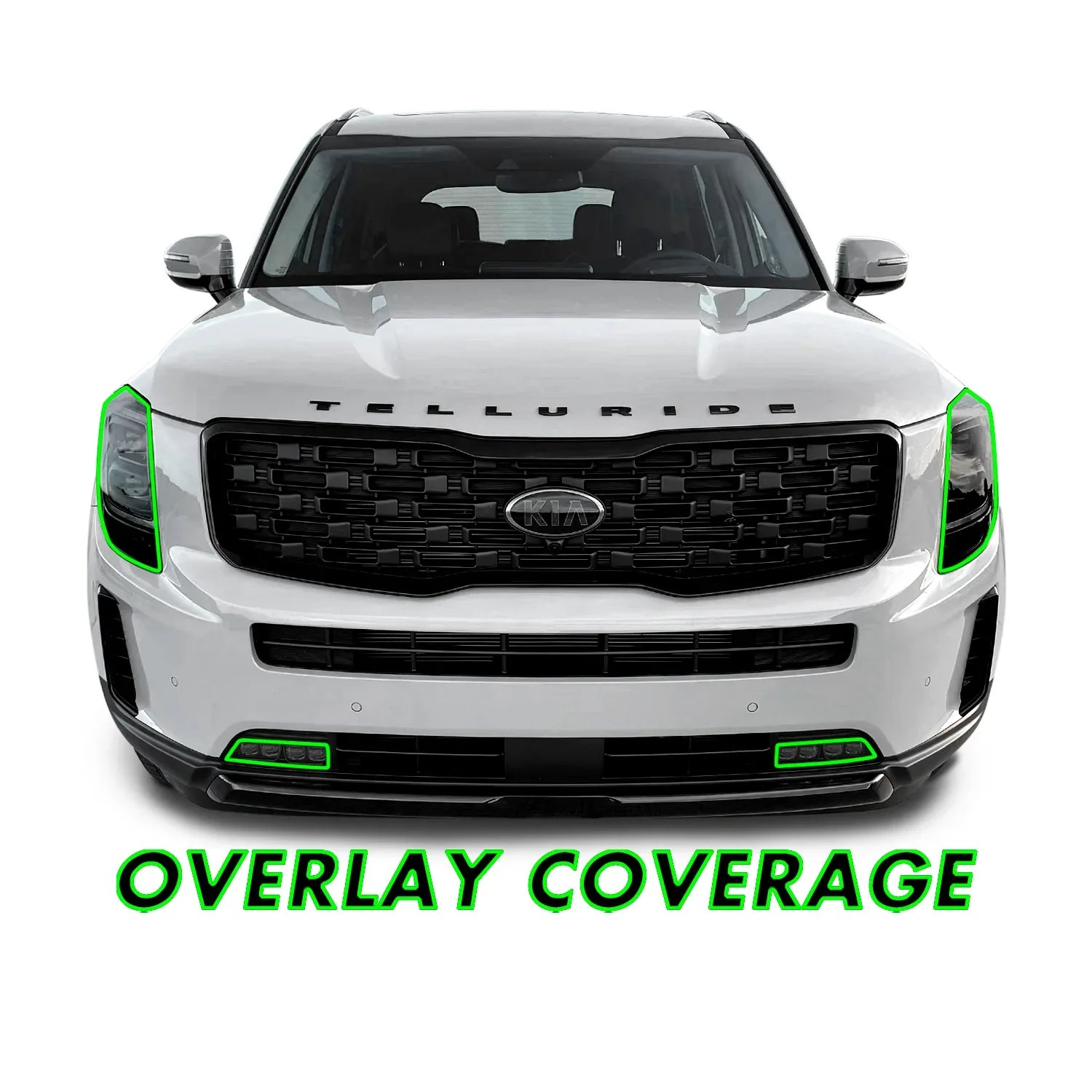 2020-2022 Kia Telluride | Headlight PreCut Tint Overlays